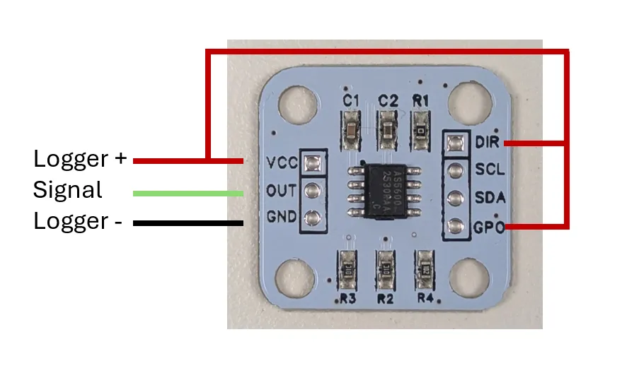 as5600 analog wiring