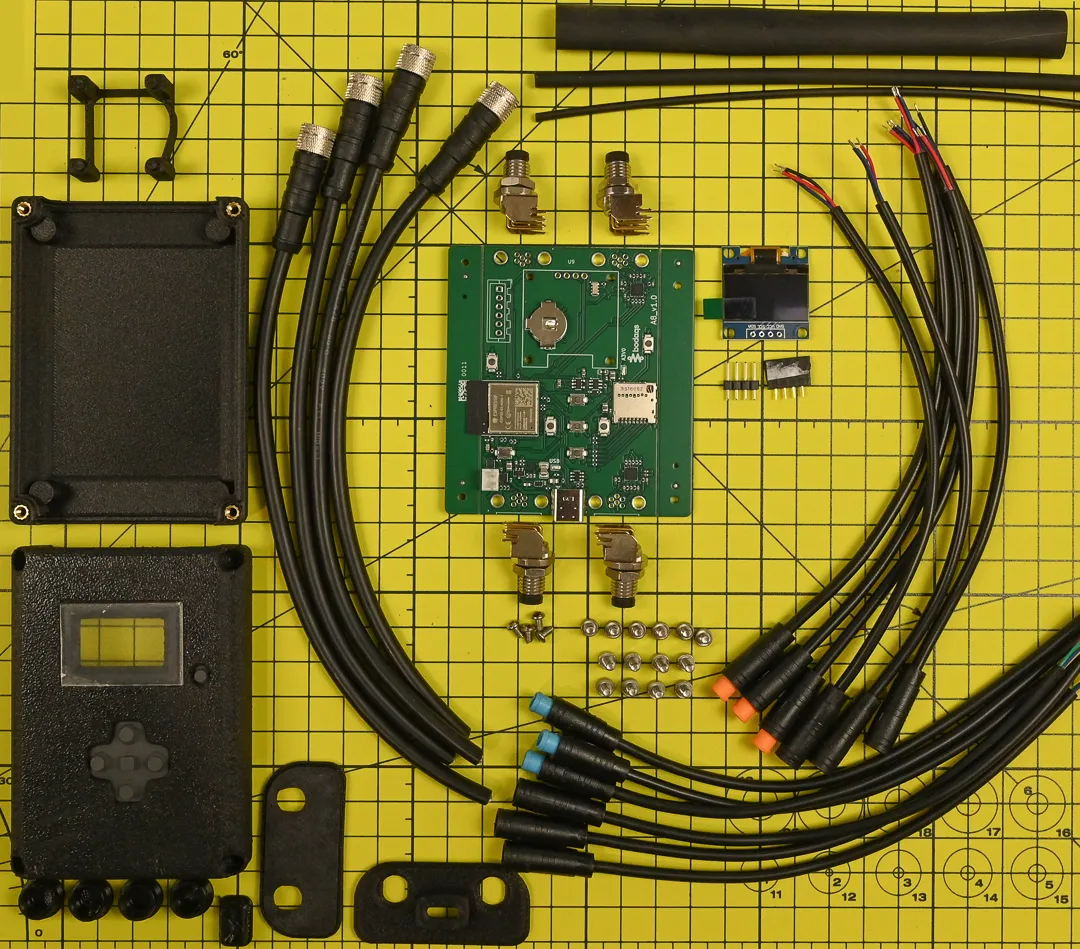complete BODAQS hardware kit photo