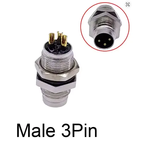 male 3 pin 