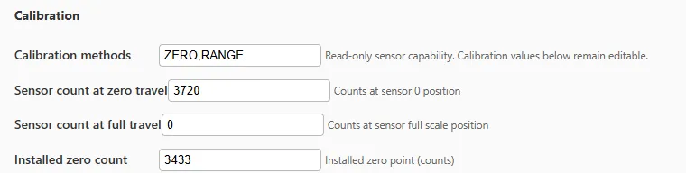 sensor calibration