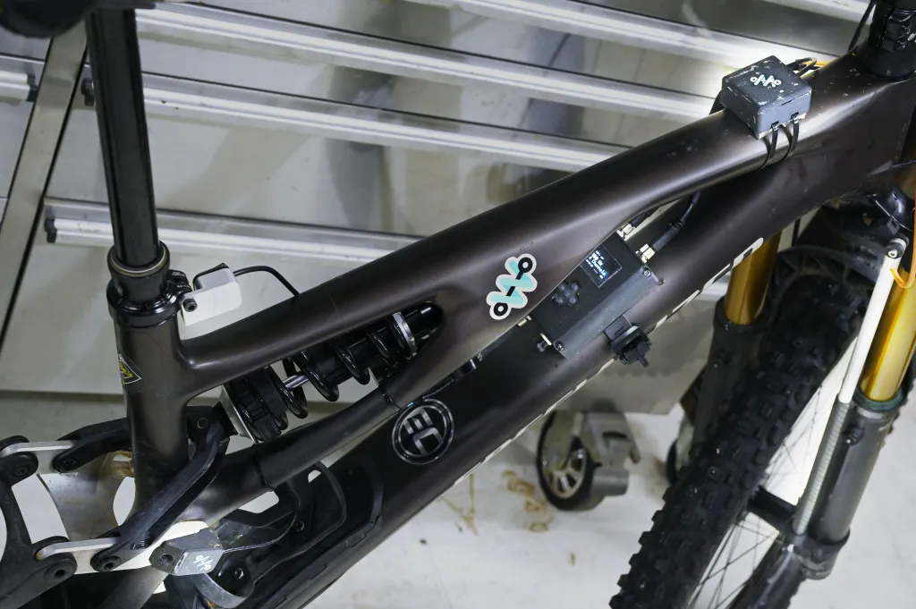 BODAQS logger installed on a mountain bike