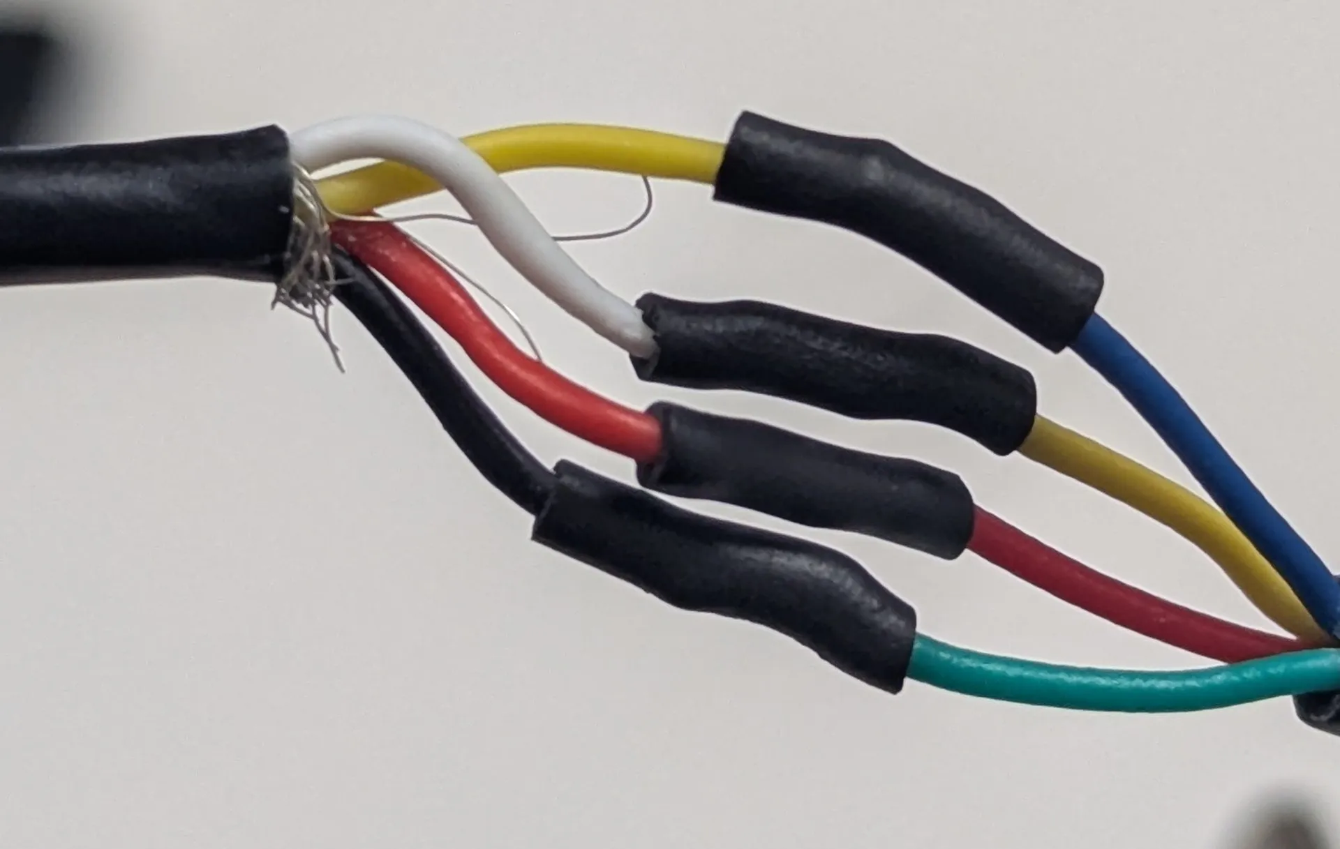 heat shrunk wiring